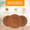 thumbnail image 6 of TruColour Skin Tone Bandages, Flexible Fabric, Spot Shape - Brown, 50 Count, 1 Pack, 6 of 9