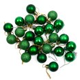 thumbnail image 5 of 24 piezas de 3 cm de mini bolas de Navidad para colgar en el árbol de Navidad, decoraciones navideñas para Navidad 2025, Año Nuevo, 5 of 5