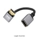 thumbnail image 3 of Cable de vídeo jixopn de 15 cm, 18 Gbps, compatible con HDMI, macho a hembra (arriba), 3 of 6