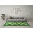 thumbnail image 3 of Ahgly Company Indoor Square Persian Turquoise Blue Traditional Area Rugs, 4' Square, 3 of 4