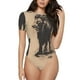 thumbnail image 1 of Fotbe Child And Lion Sketch Body de Mujer con Cuello Redondo y Mangas Cortas, Sin Mangas Ajustado, Suave, Cómodo y Básico-X-Large, 1 of 7