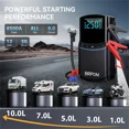 thumbnail image 2 of Arrancador De Batería De Auto Portátil Brpom De 8500a 28800mah Con Inflador 150psi Para Auto Y Motos 3 Modos De Luz Led Duales Type-c Cargar Móviles Y Tablets Color Negro, 2 of 9