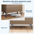 thumbnail image 2 of Fluted Storage Cabinet with Adjustable Shelves, Modern Sideboard for Living Room, Kitchen, Entryway, 2 of 6