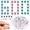 Multicolor 1, variant on 200PCS Colorful Russian Letter Beads for Threading 0.15 x 0.27in Acrylic Russian Alphabet Beads for DIY Jewelry Making Crafts Bracelets Necklaces,Acrylic Bead