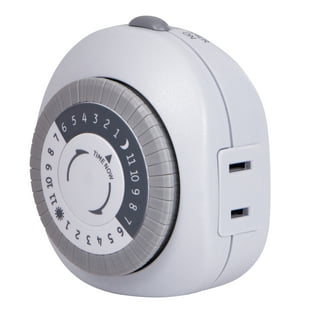 Kasonic Outdoor Timer Outlet, 24 Hour Mechanical Timer Switch, Heavy D–  kasonicdeal