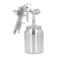 thumbnail image 3 of Pulverizador de pintura neumático de alta atomización con alimentación por sifón G1/4, 1000 ml, gran capacidad, 3 of 14