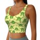 thumbnail image 2 of Balery Funny Frogs Sujetadores deportivos con espalda cruzada para mujer, acolchados, sin costuras, de alto impacto, ideales para yoga, gimnasio, entrenamiento y fitness.-XX-Large, 2 of 8