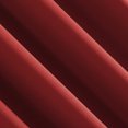 thumbnail image 3 of Sun Zero Madison 1-Piece Room Darkening Grommet Curtain Panel, 54"X63", Holiday Red, 3 of 9