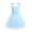 Light Blue, variant on Arshiner Girls Dresses Summer Sleeveless Bow-Tie Straps Formal Fancy Party Birthday Tulle Dress