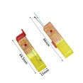thumbnail image 2 of 橙色 Seam Ripper Tool Foldable Portable Clothing Thread Remover Stitch Undo Device Tailoring Sewing Quick Unpicker Orange, 2 of 6