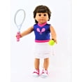 thumbnail image 3 of Purple & White Tennis Outfit For 18 Inch Dolls, 3 of 5