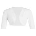 thumbnail image 1 of MesaSe Cardigan Ouvert pour Femmes à Manches Courtes Boléro en Coton Chandails Courts, 1 of 6