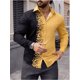 thumbnail image 3 of Camisa de manga larga con solapa de moda 2024 para hombre, camisa de baile callejero informal sencilla para hombre, talla europea 5XL, camisa estampada con envío rápido, 3 of 5