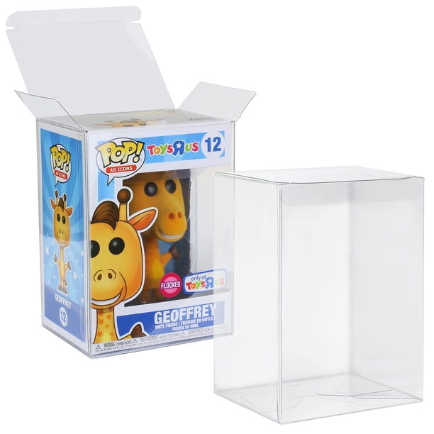 Estuche protector Jds Pop para figuras Funko Pop de 4 pulgadas (paquete de 100) Caja de exhibición de plástico resistente, transparente, extragruesa y resistente, perfecta para figuras de vinilo y pel
