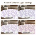 thumbnail image 7 of ODIKA 8'x10' Washable Area Rug Purple Round Fuzzy Dreamy Motif Circle Ombre Gradient Watercolor for King Size Bedroom Under Bed, Master Suite, Non-Shedding, Easy Care, 7 of 7