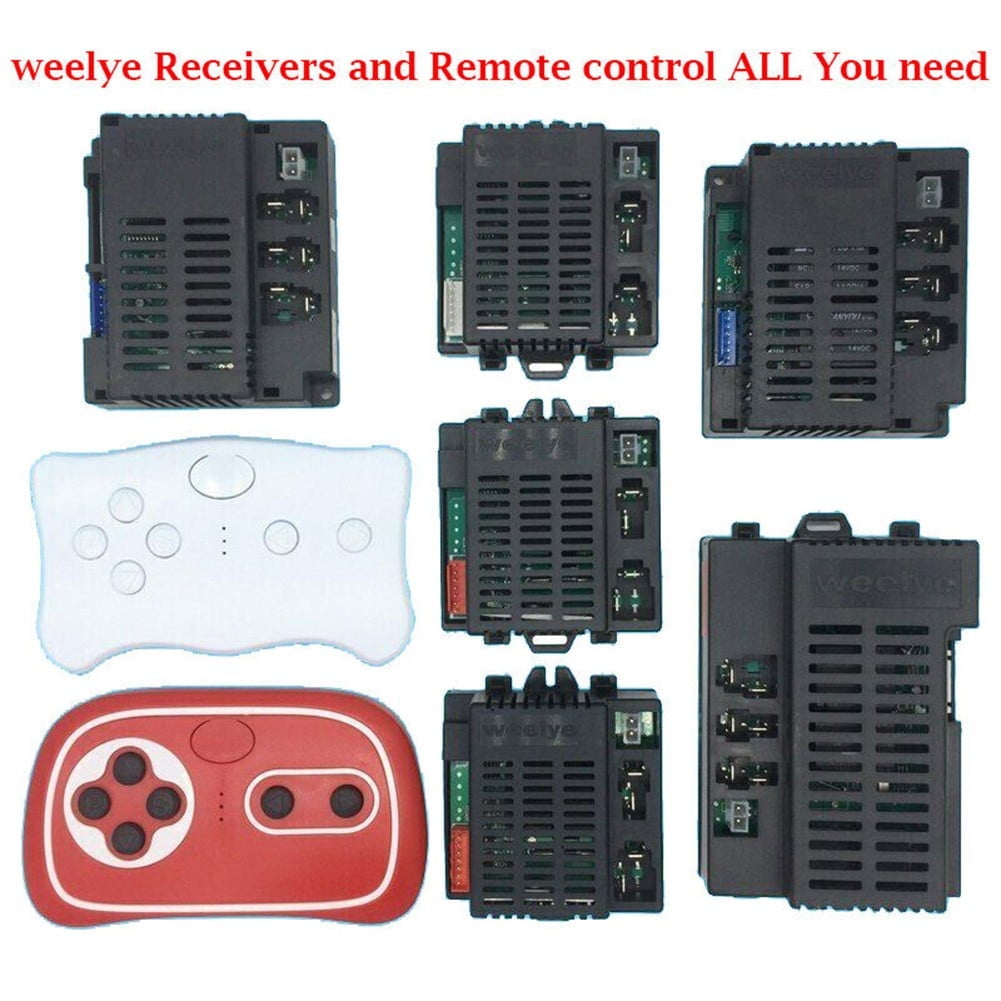 qiya Receiver 6V 12V 24V 2.4G RC For Children's Electric Toy Car Welye RC Weelye Red RC RX7 12V Receiver Remote Control