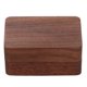 thumbnail image 4 of Wooden Wedding Ring Box Crafted from Durable Walnut Wood for Storing Rings Brown 4x3 Inches, 4 of 5