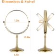 thumbnail image 2 of Miroir de Maquillage Double Face Rotation 360°, 2 of 3