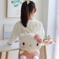 thumbnail image 4 of ZU-mochila de peluche de gatito japonés Kawaii, bolsa bonita de peluche de gato rosa púrpura, regalo de cumpleaños para estudiantes, decoración para colgar mochilas para niños, 4 of 4