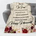 thumbnail image 2 of Retirement Gifts for Women - Retirement Gift Ideas, Women Retirement Gifts, Funny Retired Gifts for Women, Happy Retirement Gifts, Unique Retirement Blanket for Women, 50"x60", 2 of 6