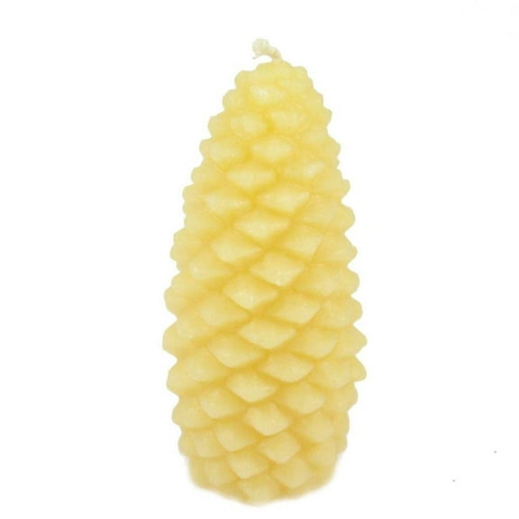Beeswax Pinecone Candle Pairs - Multiple Sizes  Colors