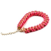 Margot fashionHandmade Bangle Womens Girls Colorful Manual Braid Chain Bracelet Professional fashion Beautiful