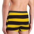 thumbnail image 5 of Kll Bee Stripe Men'S Cotton Boxer Briefs Underwear-Medium, 5 of 9