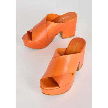 

Intentionally Blank Women s Dame Heeled Platform Orange Size 6