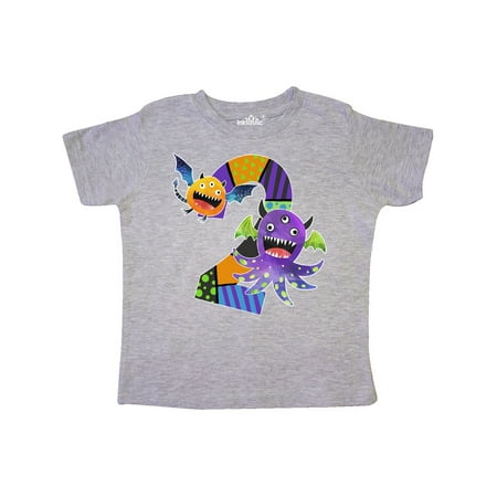 

Inktastic Fun Monsters Second Birthday Gift Toddler Boy or Toddler Girl T-Shirt