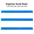 thumbnail image 2 of Muka Engineer Scale Ruler, Imperial Measurements 12 Inch, 2 of 7