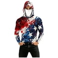 thumbnail image 2 of Yaoyar Sun Protection Hoodie for Men Fashion Graphic Shirt with Mask Long Sleeve Breathable Shirts Slim Fit Tops 2026, 2 of 5
