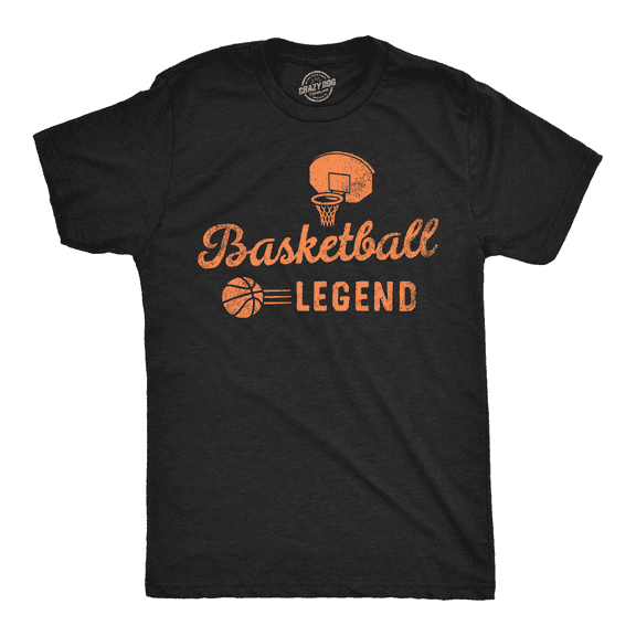 Mens Basketball Legend Funny T Shirts Sarcastic Sports Graphic Tee for Men Graphic Tees