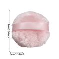 thumbnail image 2 of Soft Velvet Face Puff for Setting Blending Makeup Polyester Material 9x3cm for Daily Makeup Application, 2 of 3