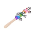 thumbnail image 1 of Jindong 1PC Colorful Rattles Christmas Hand Bell Musical Instrument Educational Toys, 1 of 4