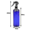 thumbnail image 3 of Botellas de Spray de 500ml, subembotellado de plástico, botella rellenable Multicolor, contenedor vacío, herramienta dispensadora abatible, 5 uds., 3 of 5