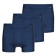 thumbnail image 1 of AMMANN bóxer hombre Pack de 3 - bóxer vaquero, cintura suave, bragueta, canalé fino, mezcla de algodón Azul oscuro XL (X-Large), 1 of 4
