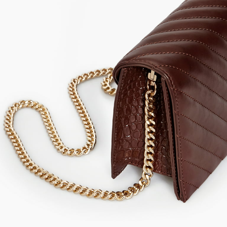 Wiwpar Acrylic Bag Straps Chains Purse Shoulder Bag Handle Replacement  Chain Handbag Bag Accessories Charms (White)
