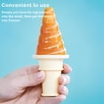 thumbnail image 2 of Toystoory Molde lavable para hacer helados para niños, moldes de cono de postre para nevera y congelador de verano, accesorios artesanales para Mostrada Rosa, 2 of 6