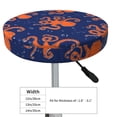 thumbnail image 2 of Uemuo Octopus Pattern Round Bar Stool Seat Covers Washable Stool Cushion Slipcover Elastic Bar Chair Covers-, 2 of 7