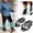 BlackL, variant on Crampons for Shoes Boots, 18 Spikes Ice Cleats for Women Men, Traction Ice Snow Grip with Steel Spikes, Heavy Duty Anti-Slip Safe Protect for Walking Hiking Fishing Climbing Shoveling,M