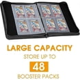 thumbnail image 2 of Booster Pack Binder, Holds 48 Booster Packs, 4-pocket Booster Pack Holder With 12 Sleeves, Display Protector-good, 2 of 5
