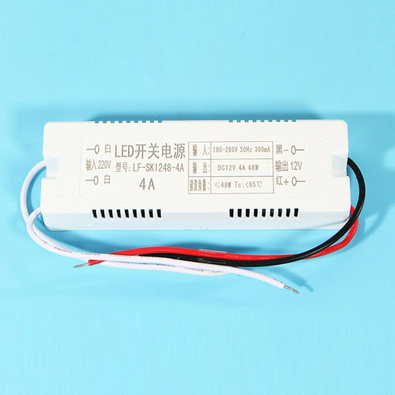 QIFEI LED Driver Power Supply Transformer for LED 12V-4A 48W