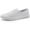 White, variant on Harvest Land Women's Low Top Canvas Shoes Fashion Flat Slip on Shoes Casual Walking Sneakers