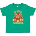 thumbnail image 3 of Inktastic My First Thanksgiving with Football Turkey Boys or Girls Baby T-Shirt, 3 of 5