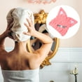 thumbnail image 7 of Unique Bargains Kitty Shape Cute Hair Drying Towel Dry Cap 1 Pc Pink, 7 of 7