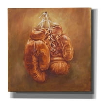 Epic Graffiti "Rustic Sports I" by Ethan Harper, Canvas Wall Art, 18"x18"