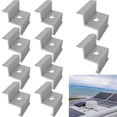 thumbnail image 4 of Pv Solar Aluminum End Clamp for 35/40Mm Solar Panel Module Height Assembly for 35Mm Length 40Mm, 4 of 7