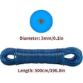 thumbnail image 3 of 50 m washing line rope Washing lines with strong steel core - rot, mold and weather-blue, 3 of 5