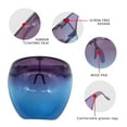thumbnail image 3 of LNKOO Oversized Huge Big Shield Full Face Polarized Large Mirror Sunglasses, Face Shield Mirrored Visor Glasses/sunglasses for Men Women, Ideal for Long Term Wear Reusable Sunglasses, 3 of 9