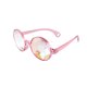 thumbnail image 1 of Sonducket Gafas de protección solar Rendimiento a juego Fiesta al aire libre Espectáculos Decoraciones encantadoras Festival Gafas de sol Vacaciones Lentes Rosa transparente Lente de colofonia Sonducket AP010692-02, 1 of 6